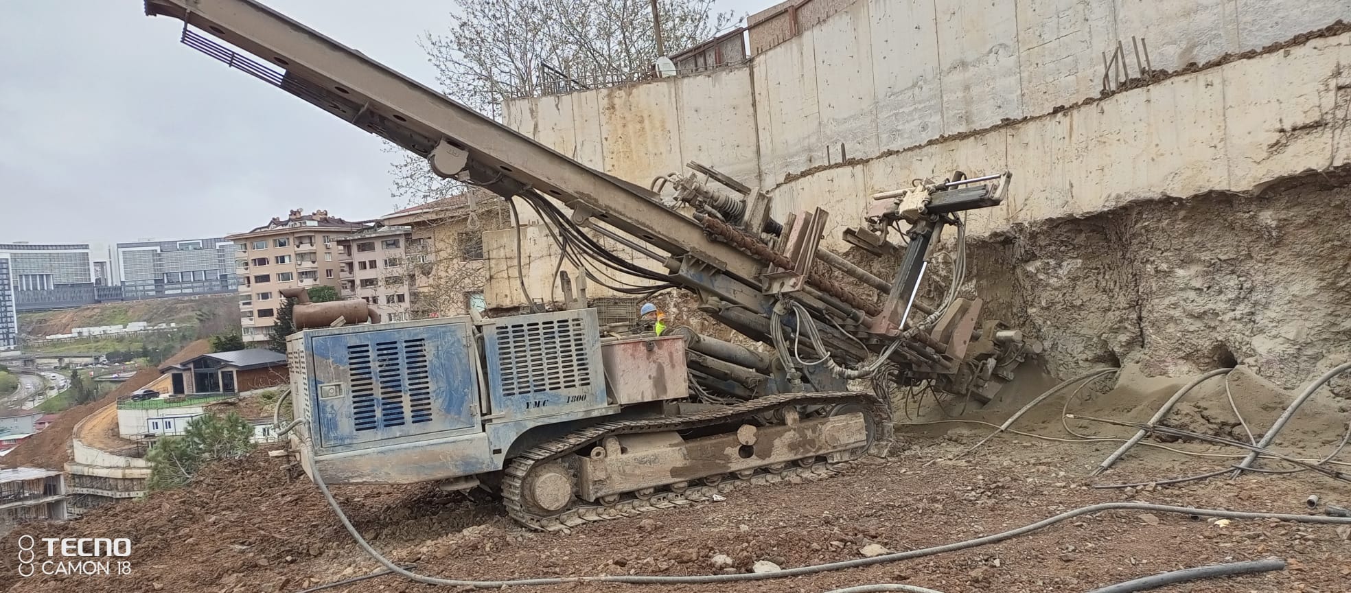 YMC 1800 delgi makinesi ile ankraj imalatı